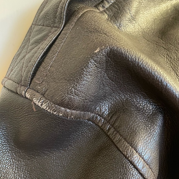 Cooper Type A2 Brown Leather Bomber Jacket - Picture 4 of 4